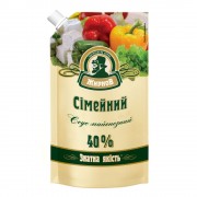 Соус майонезний ТМ Жирнов "Сімейний" 40% д/п 300г 20 шт.ящ.